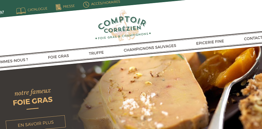 Site du Comptoir Corrézien