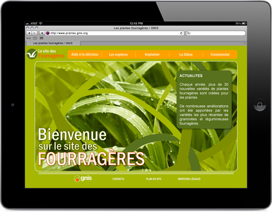 Site fourragères Gnis
