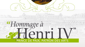 Affiche pour l'exposition Hommage à Henri IV